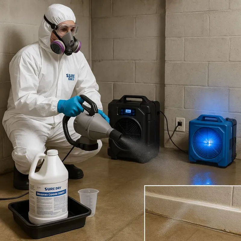 Sanitization and Odor Removal process in Richlands, NC