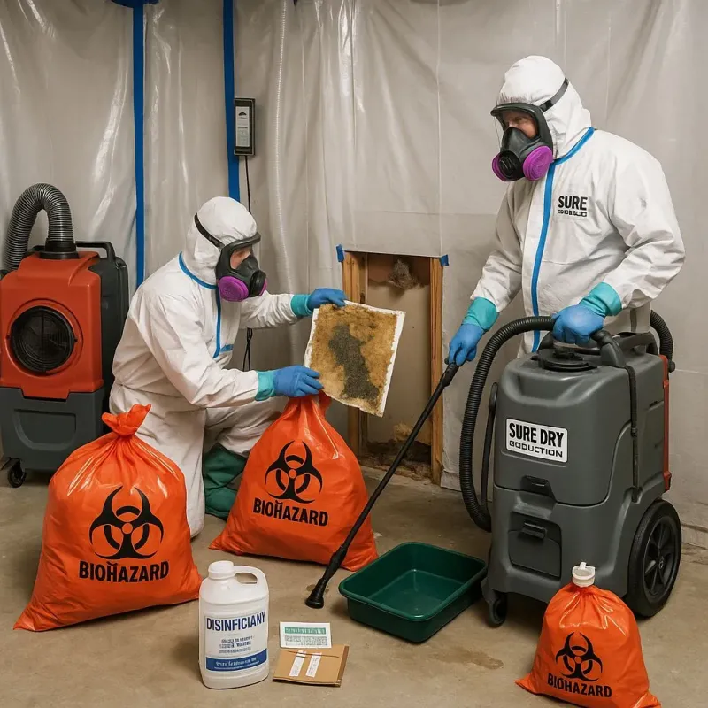 Contaminated Water Handling Protocols process in Richlands, NC